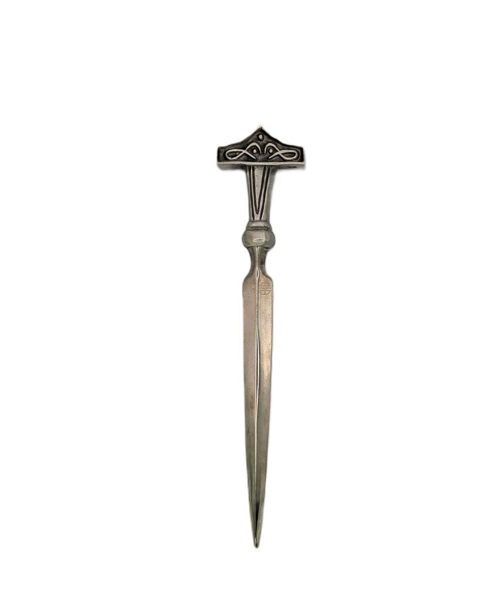 Thor Hammer Amulet Pewter Letter Opener Norse God Collectible
