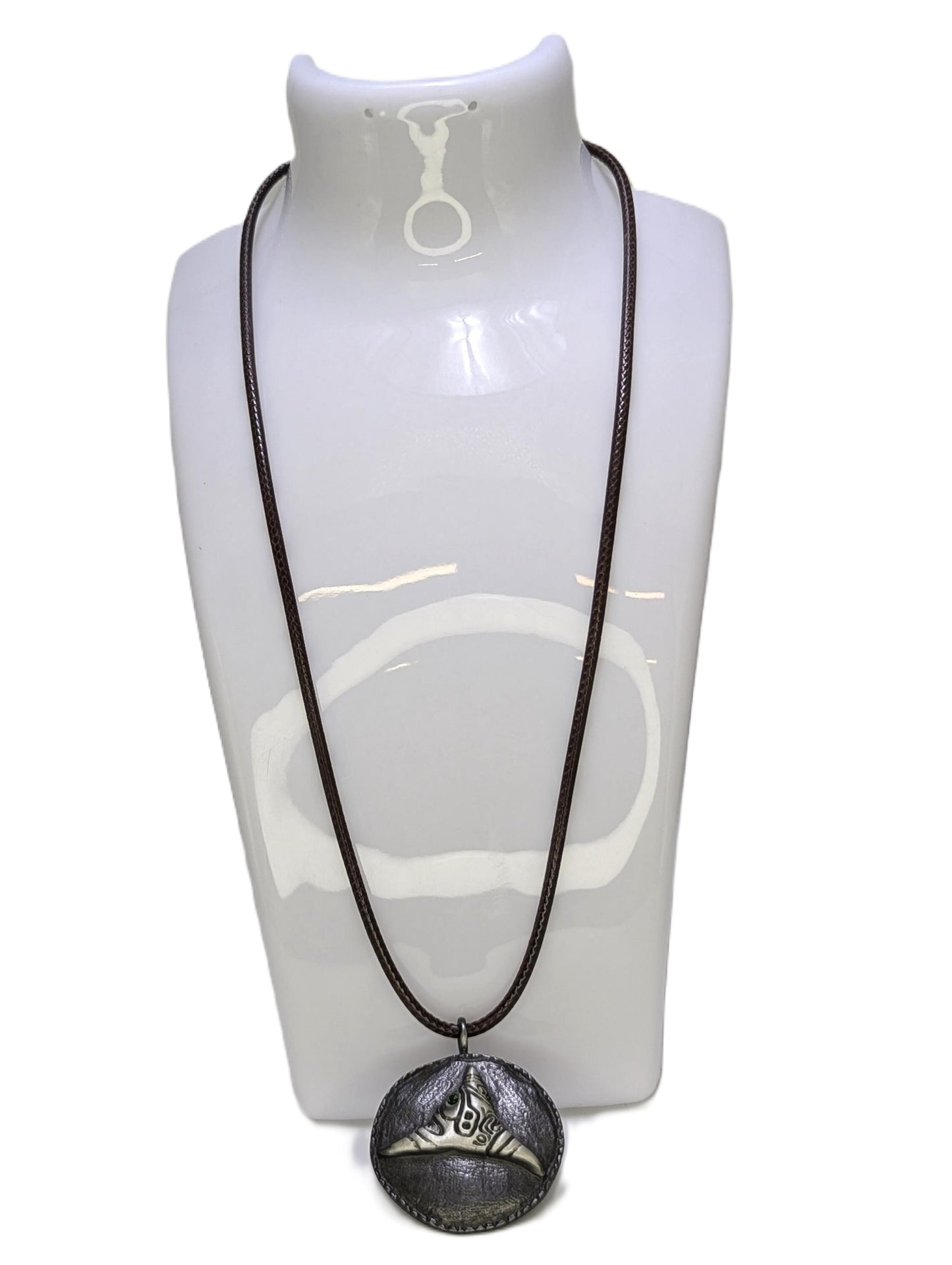 Taino Heritage Trigonolito Pewter Pendant