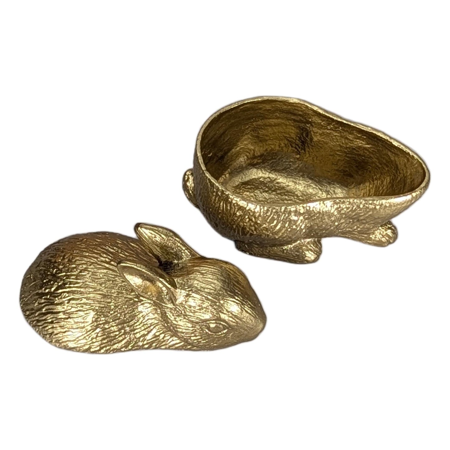 Bunny Multifunctional Pewter Box Jewelry Box Decor Collectible Handmade