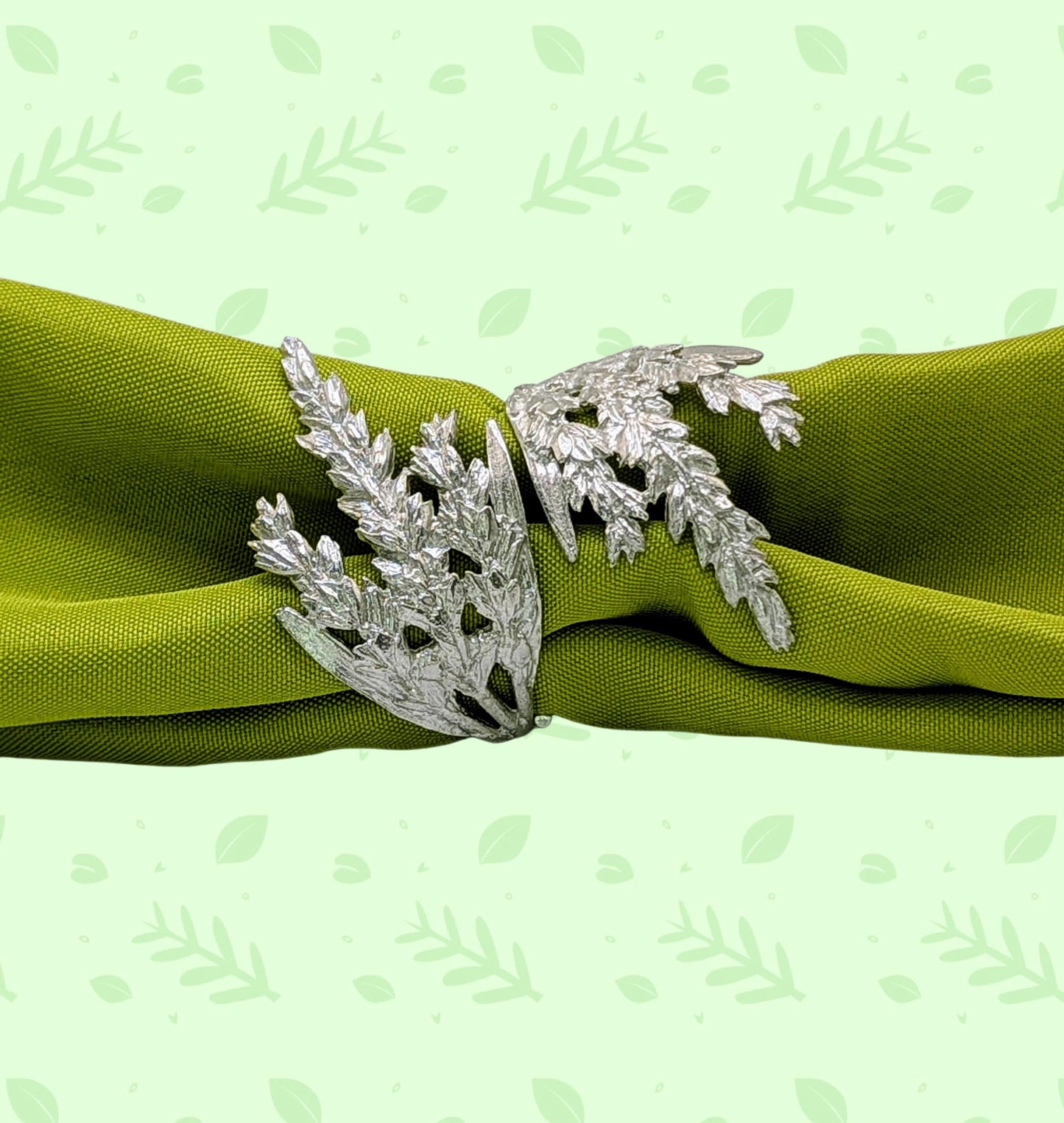 Handcrafted Wheat Adjustable Pewter Napkin Ring, Set of 4, Inspired by Nature, Table Decor