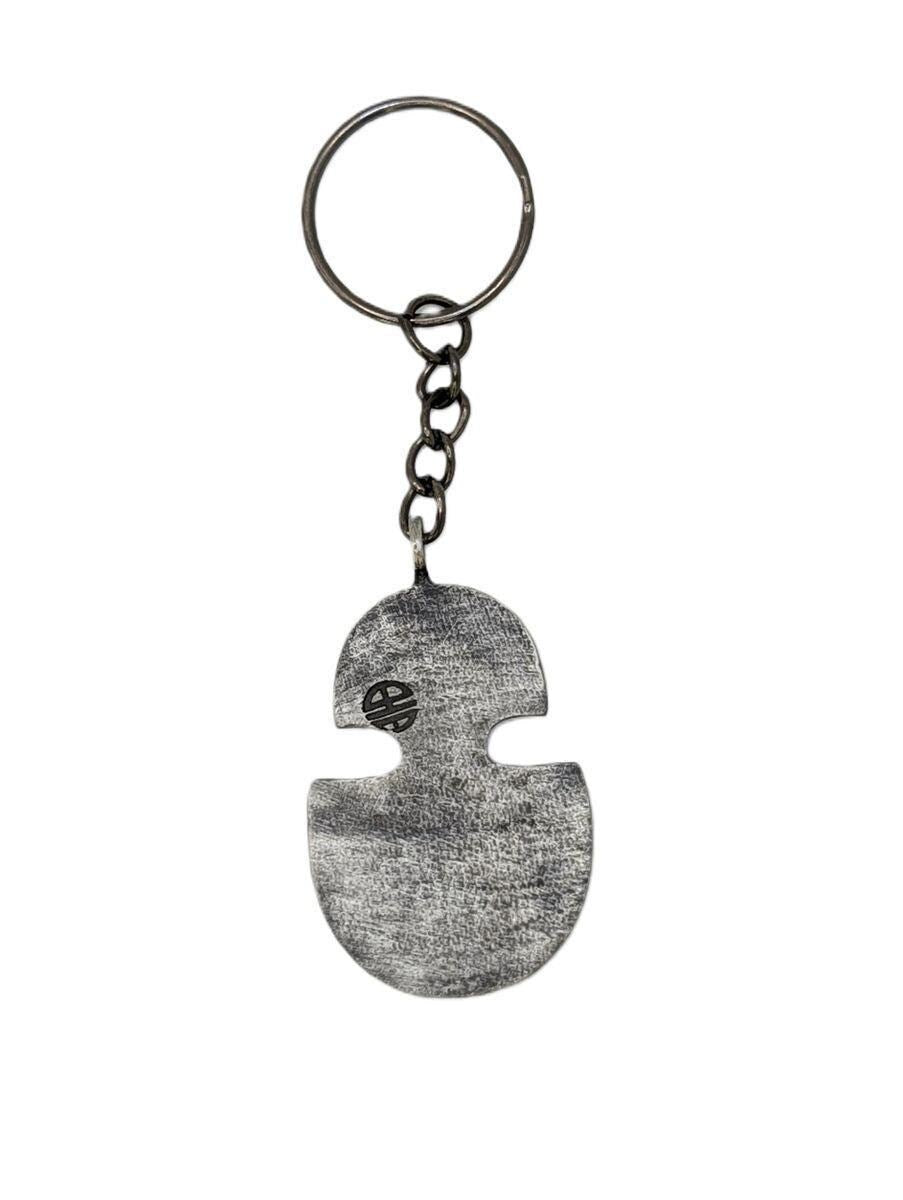 Handmade Taino Heritage Water & Sun Petroglyphs Pewter Keychain, Caribbean Heritage Gift