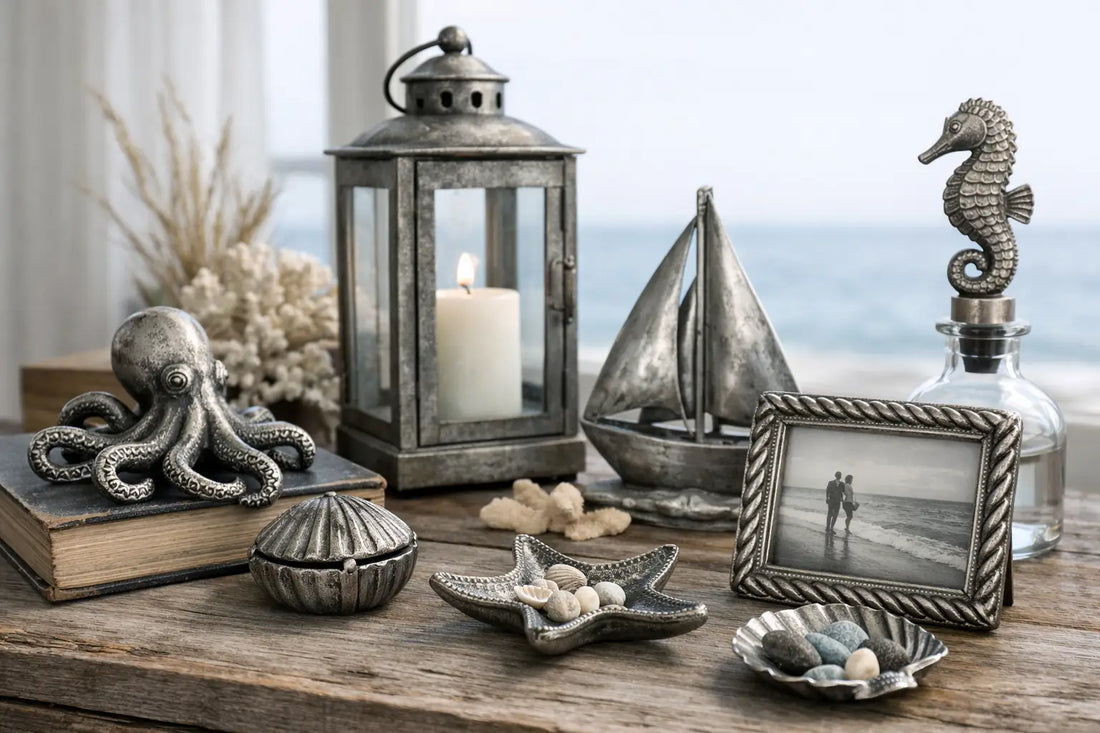 Coastal Pewter Home Accessories That Tell a Story