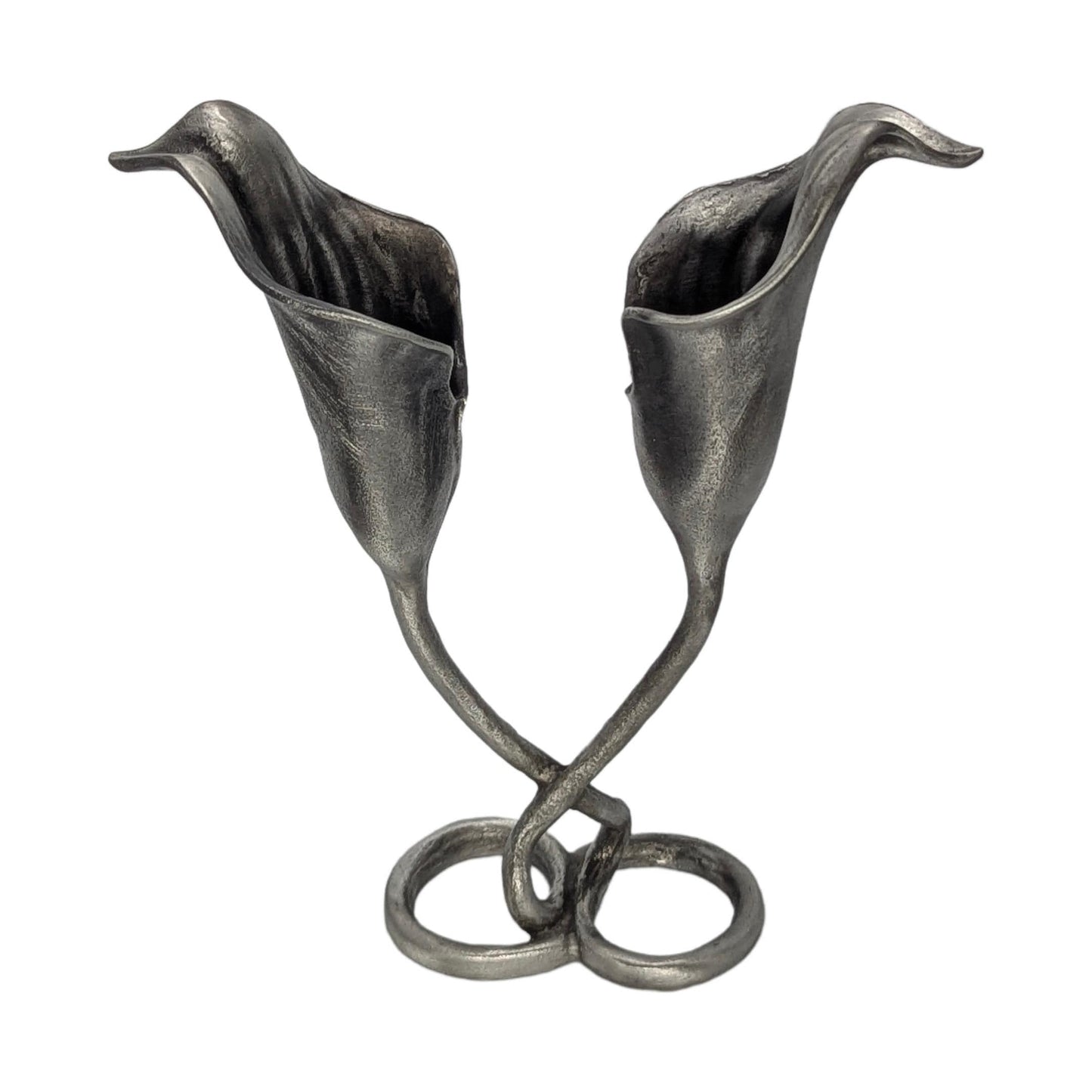 Calla Lily Pewter Taper Candle Holder Home Decor Inspired by Nature