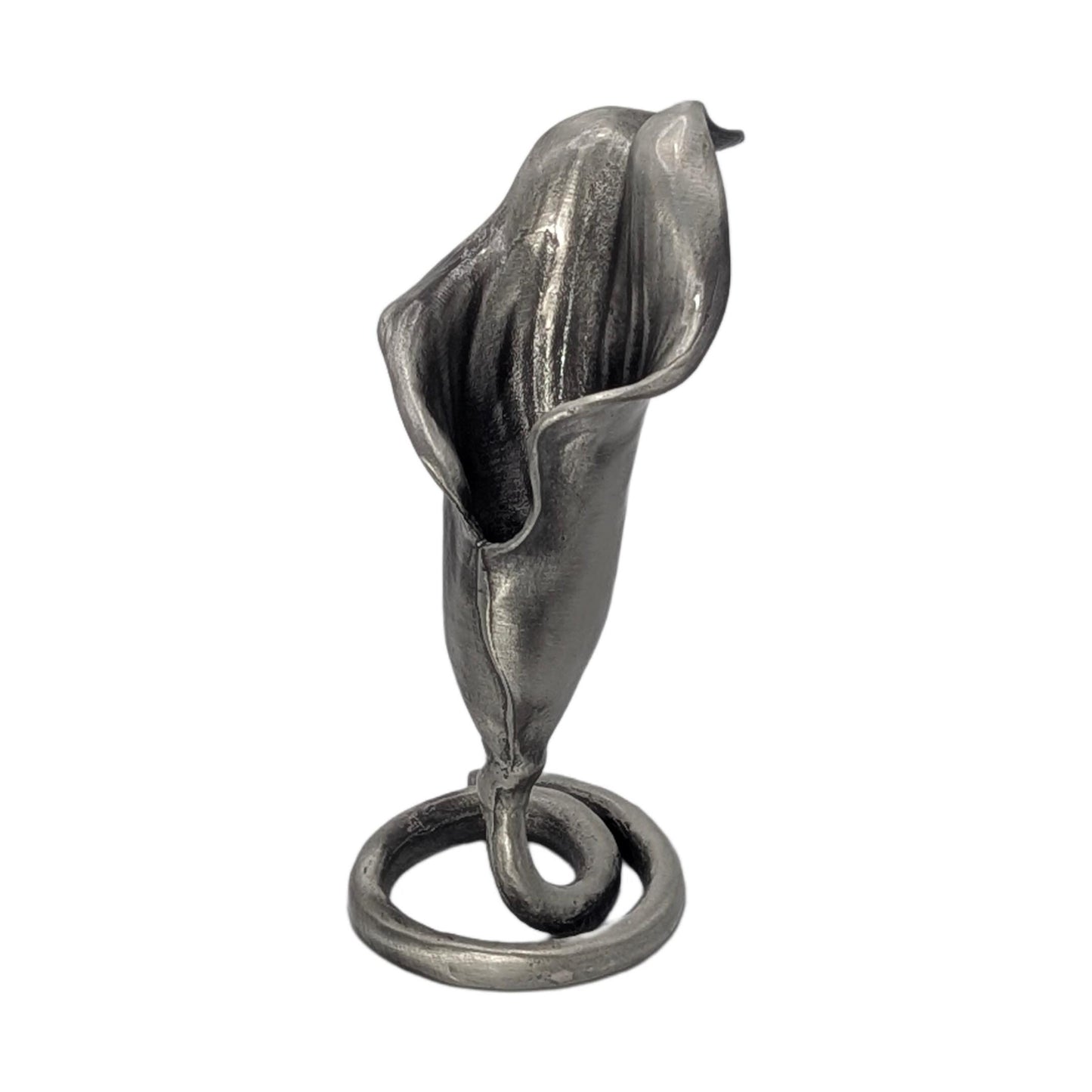 Calla Lily Pewter Taper Candle Holder Home Decor Inspired by Nature