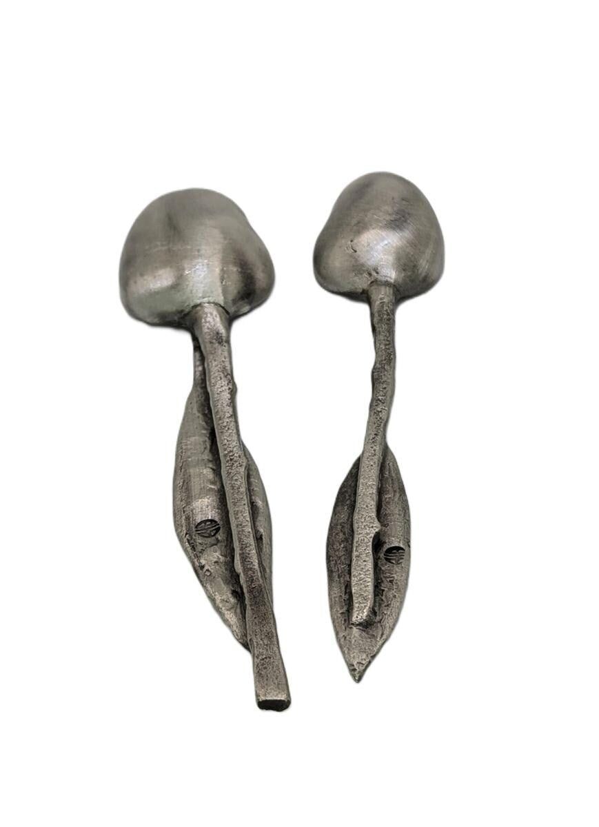 Tropical Mango Pewter Decorative Spoons Set Inspired by Nature Collectible