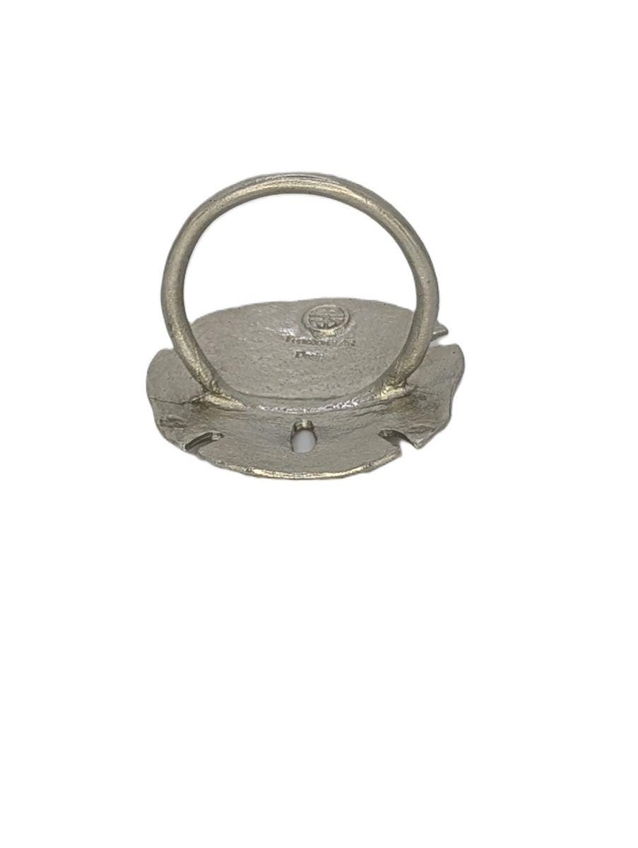 Sand Dollar Pewter Napkin Ring Set of 4 Inspired by Nature