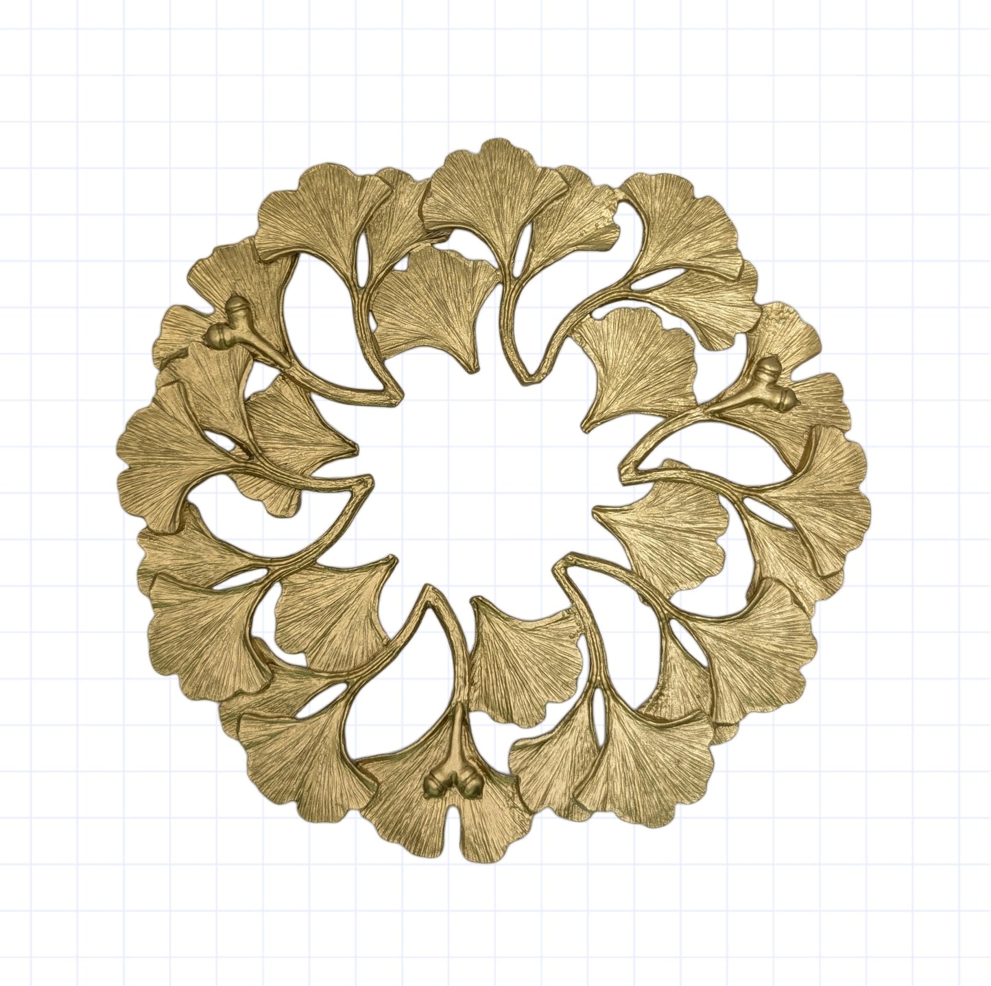 Ginkgo Pewter Trivet Home Decor Inspired by Nature