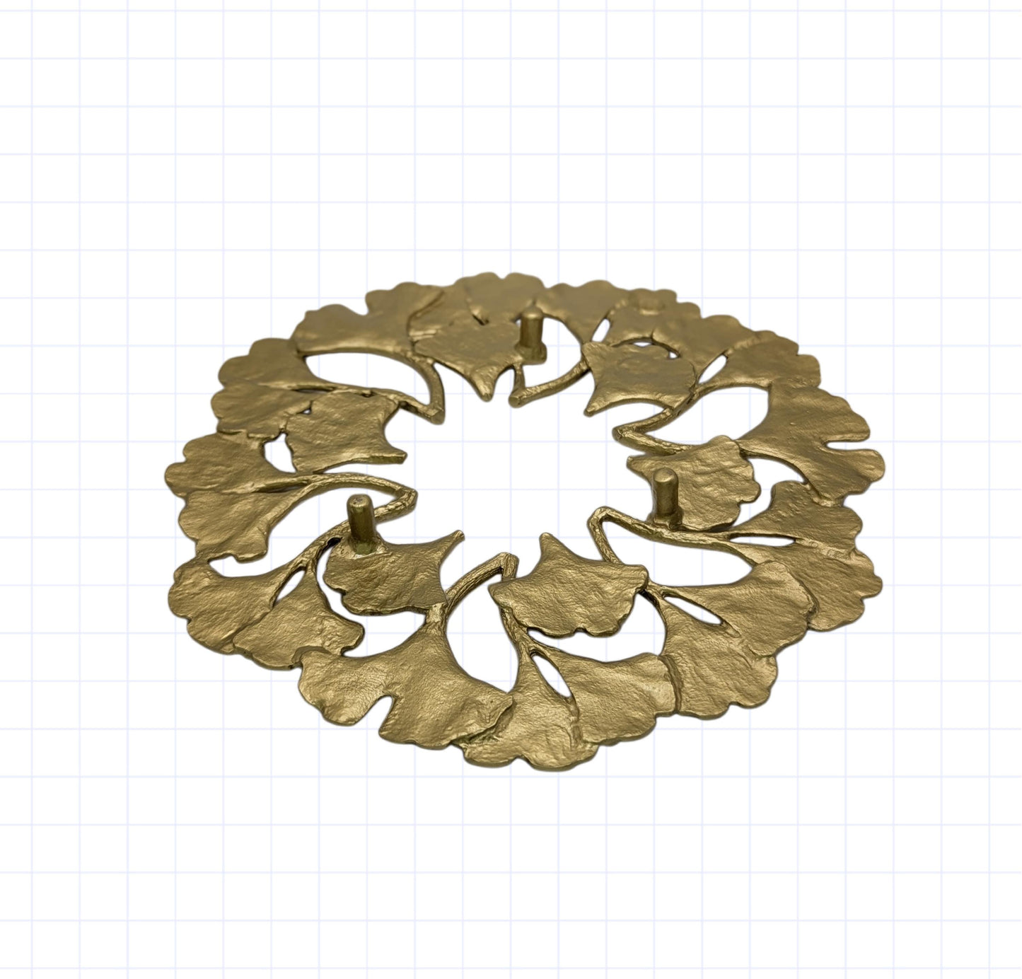 Ginkgo Pewter Trivet Home Decor Inspired by Nature