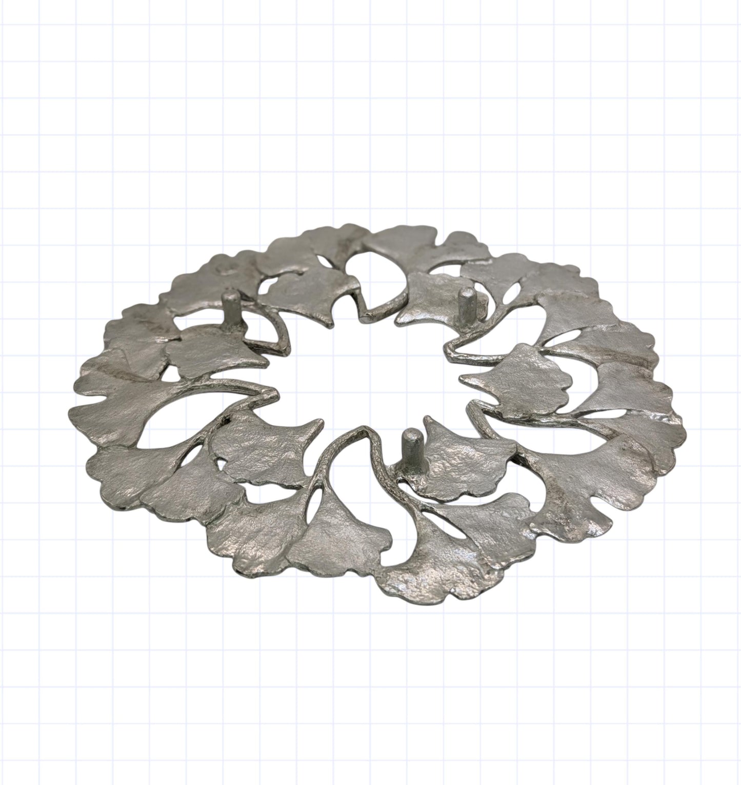 Ginkgo Pewter Trivet Home Decor Inspired by Nature