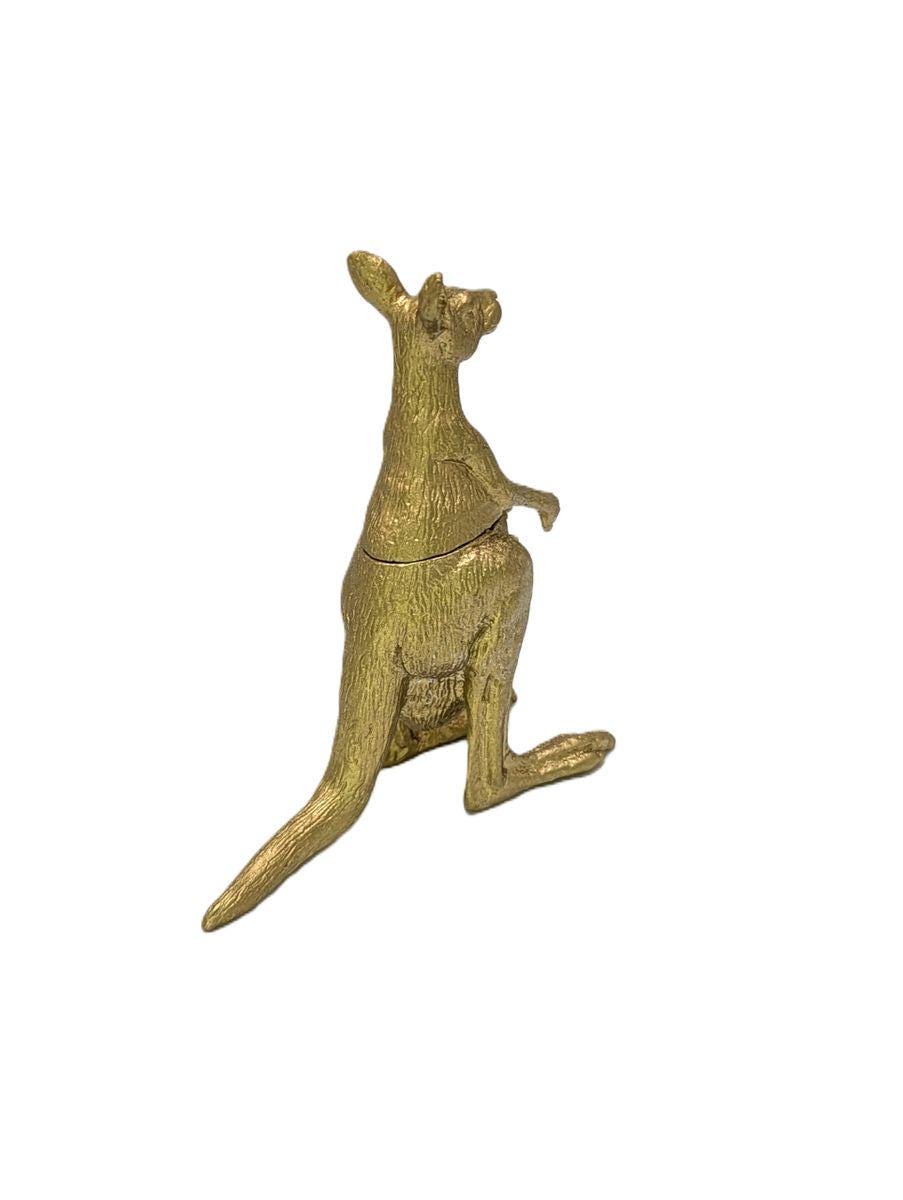 Kangaroo Miniature Multifunctional Pewter Box Decor