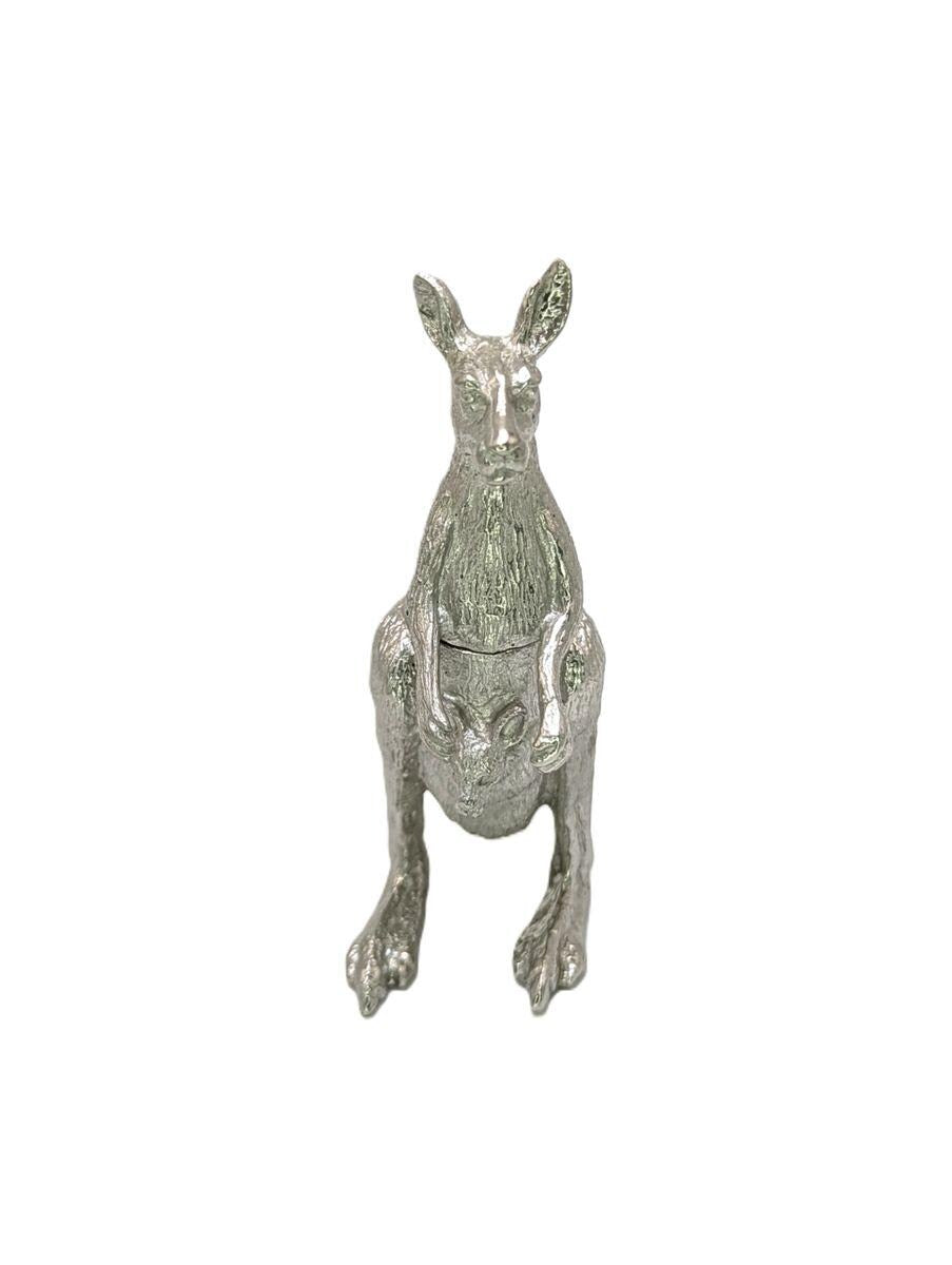 Kangaroo Miniature Multifunctional Pewter Box Decor