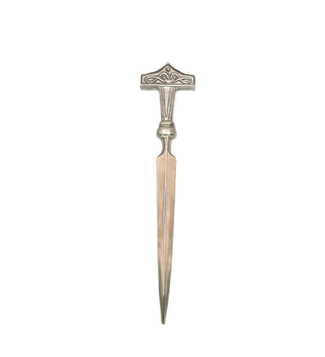 Thor Hammer Amulet Pewter Letter Opener Norse God Collectible
