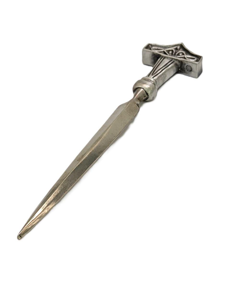 Thor Hammer Amulet Pewter Letter Opener Norse God Collectible