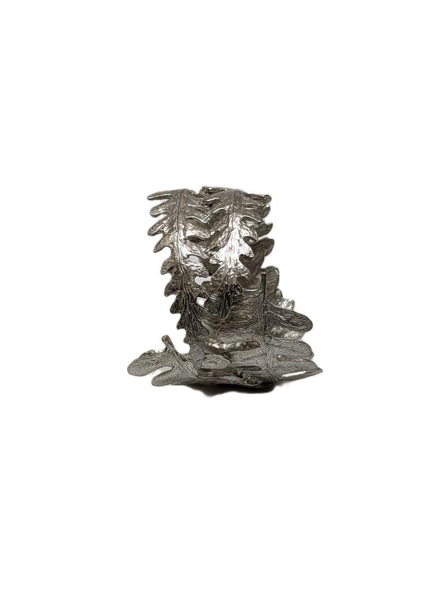 Fern Pewter Adjustable Napkin Ring Set of 4 & 6 Inspired by Nature