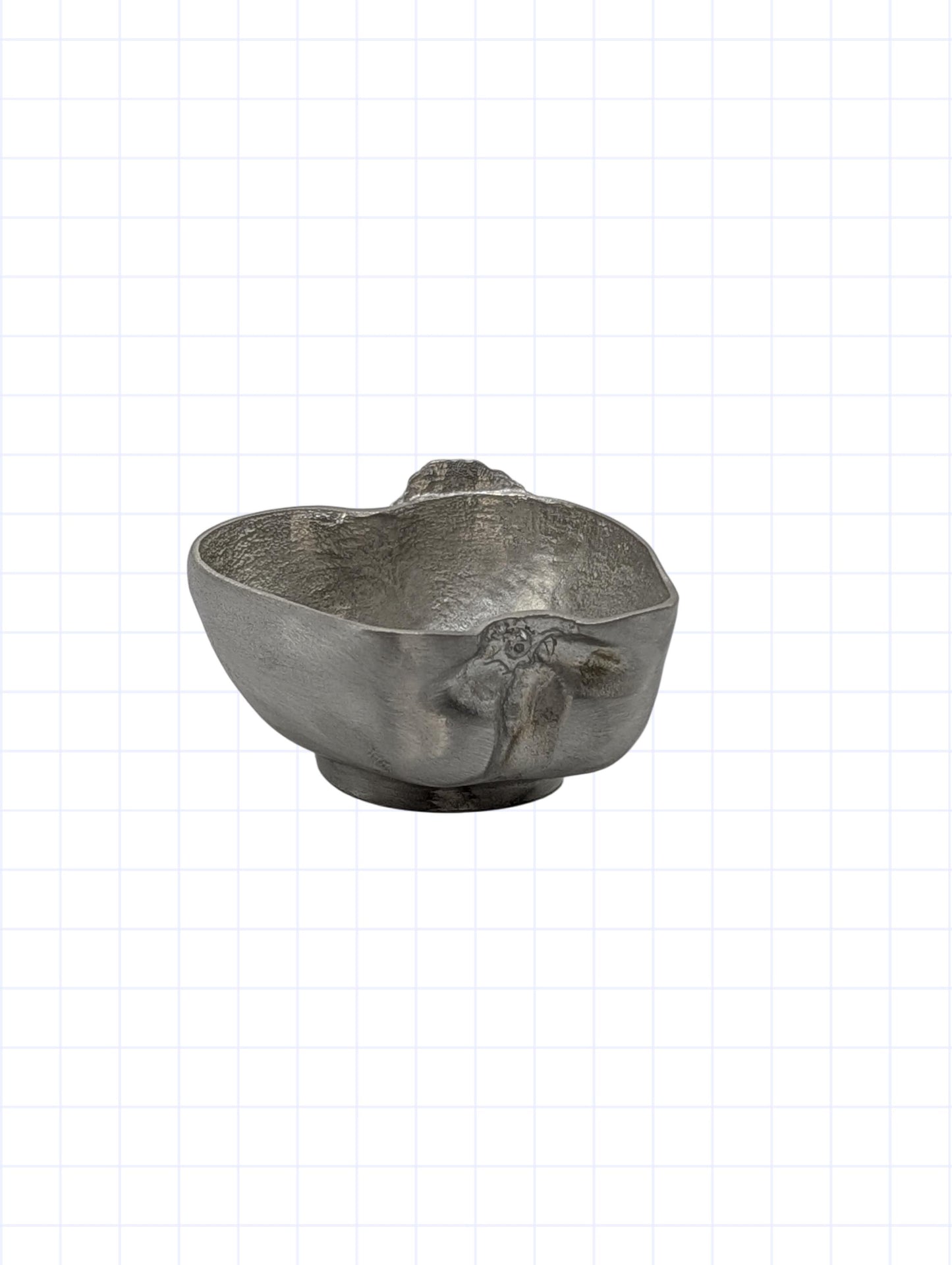 Apple Multifunctional Pewter Bowl Decor Inspired by Nature