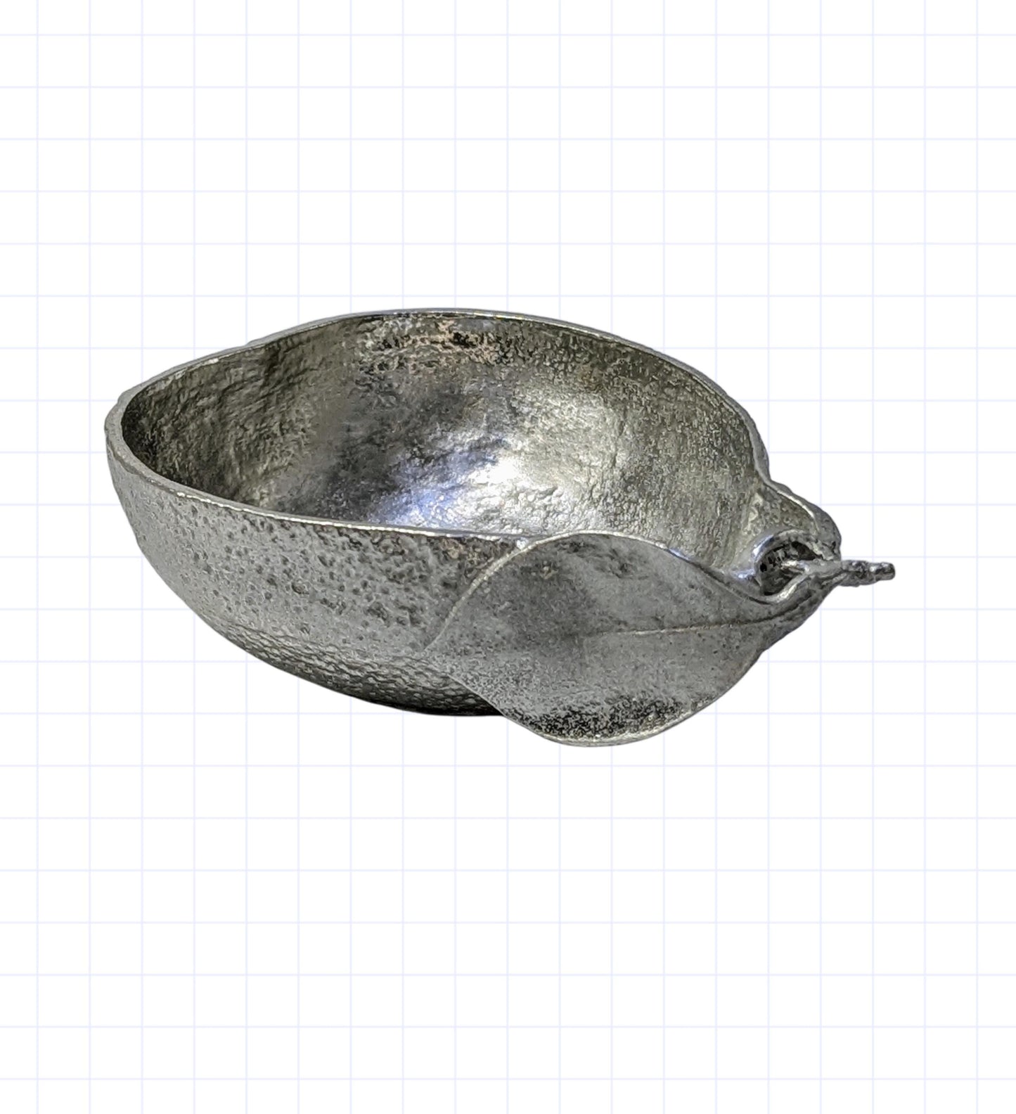 Tangelo Citrus Multifunctional Pewter Bowl Table Decor Inspired by Nature