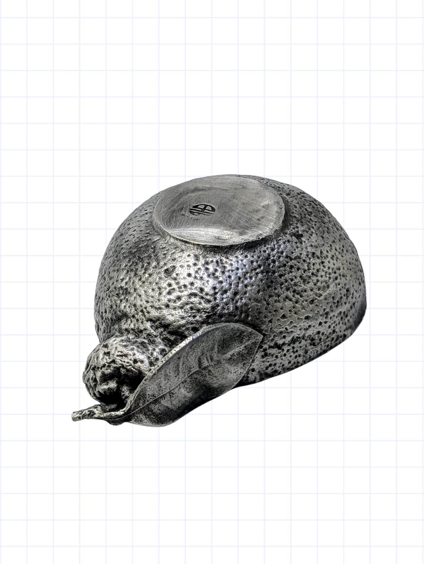 Tangelo Citrus Multifunctional Pewter Bowl Table Decor Inspired by Nature