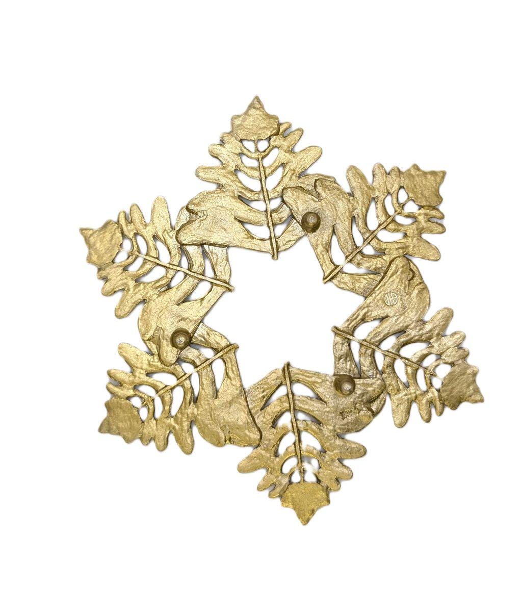 Maple Copters Pewter Trivet Home Decor Inspired by Nature