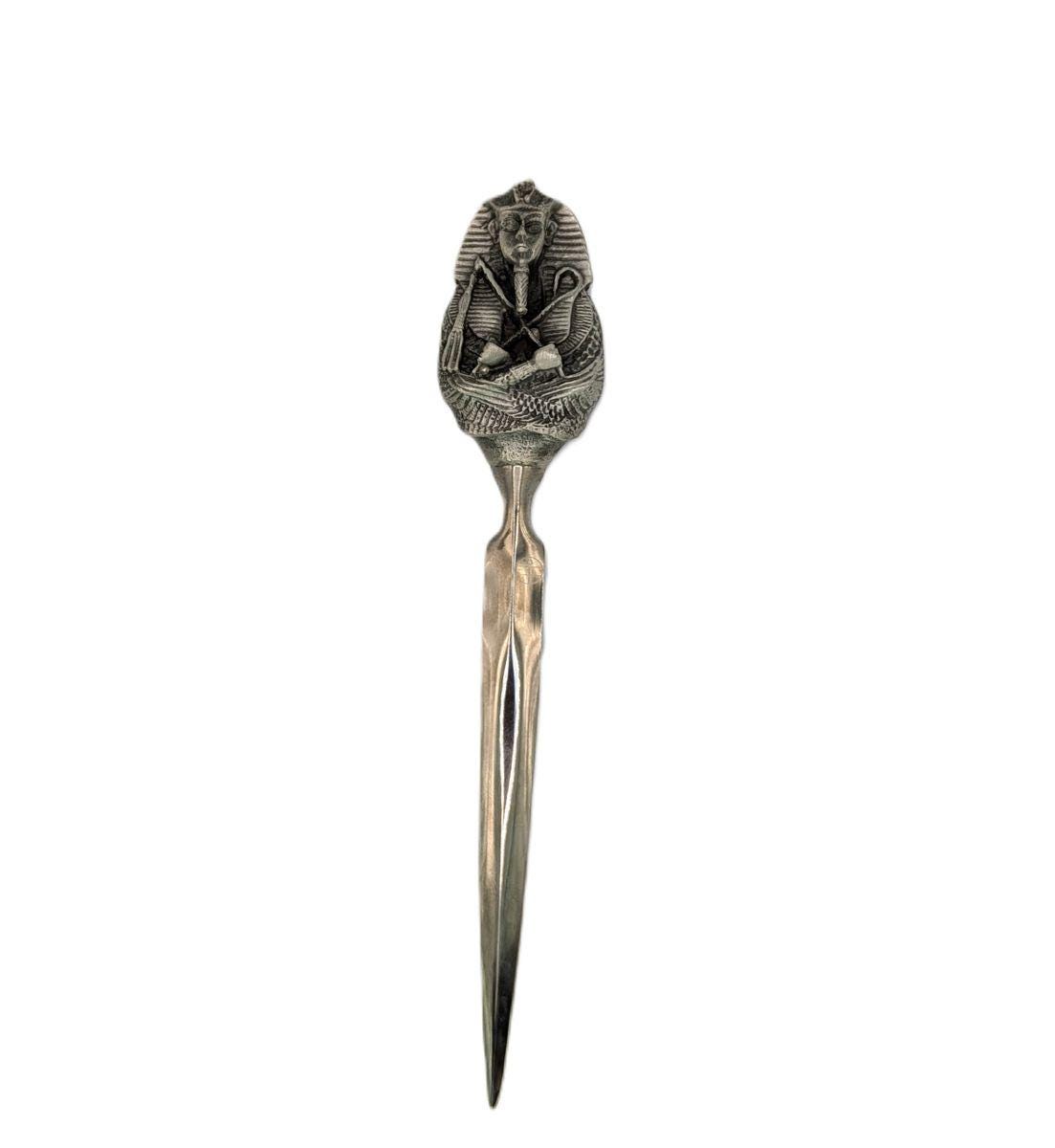 Tutankhamun Egyptian Mythology Pewter Letter Opener Collectible