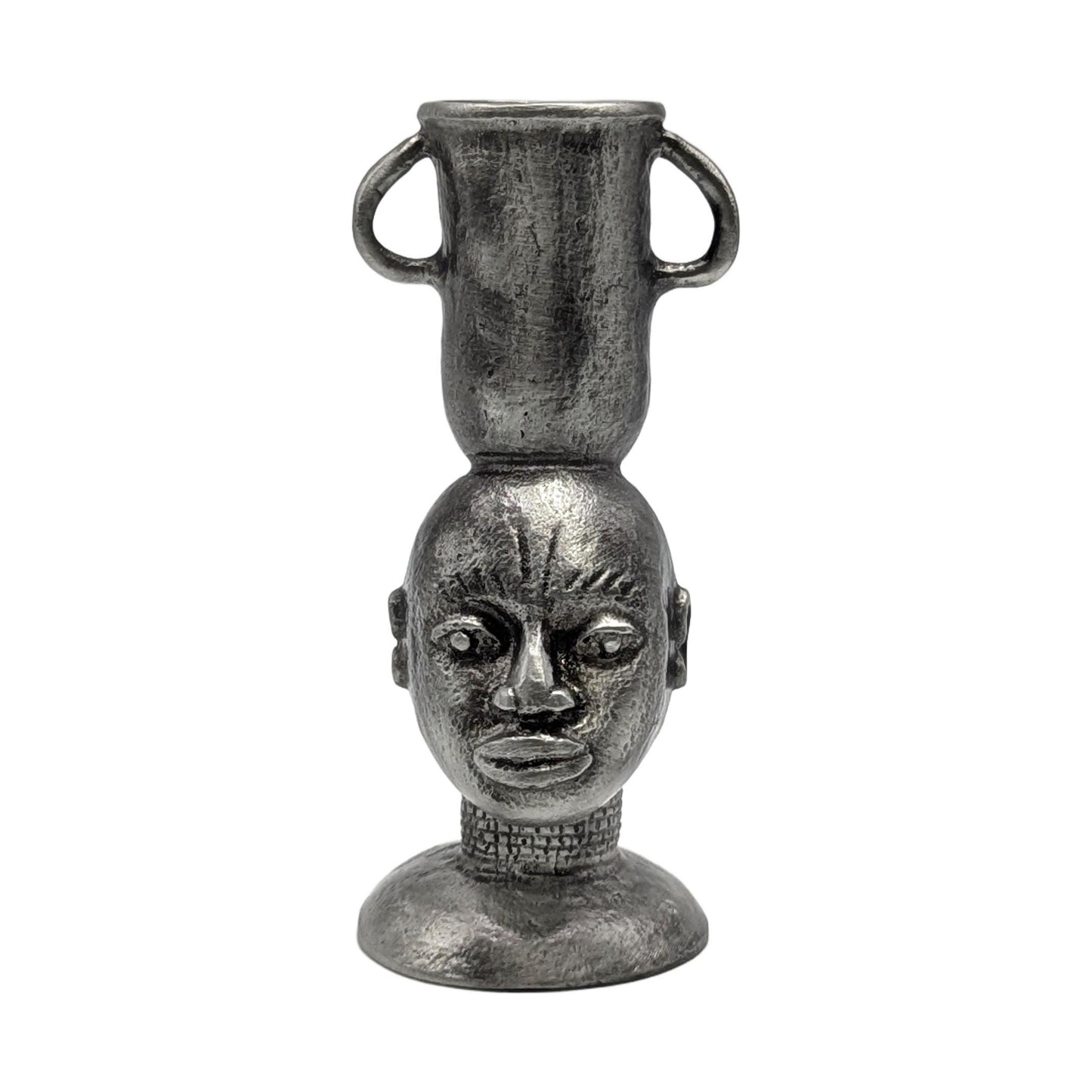 Ma Afrika Pewter Candle Holder Rustic Ethnic Style Home Decor