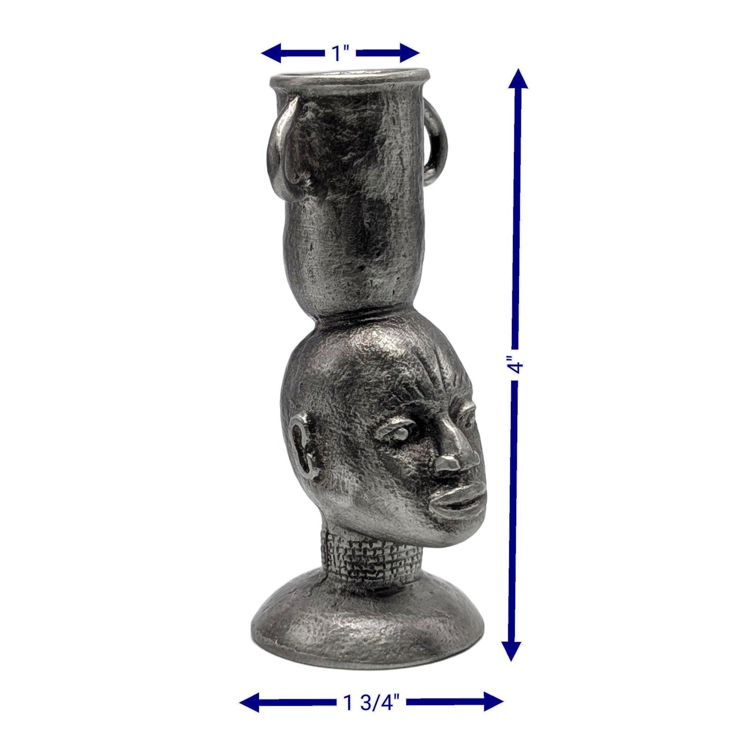 Ma Afrika Pewter Candle Holder Rustic Ethnic Style Home Decor