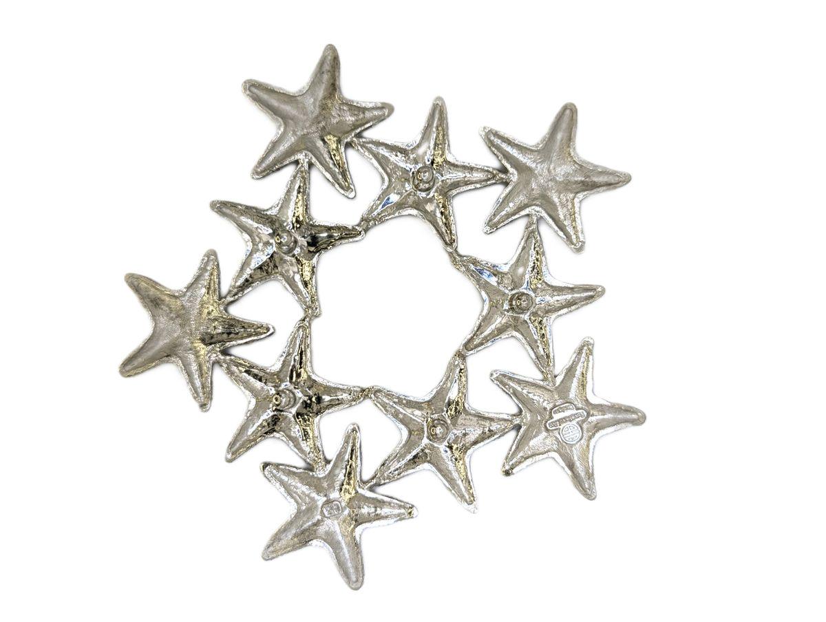 Small Pewter Starfish Trivet Home Decor Inspired by Nature