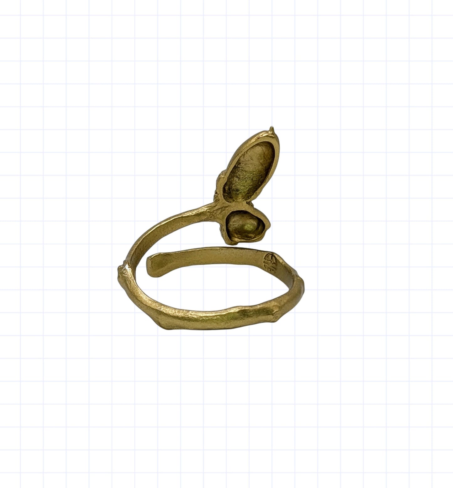 Acorn Twig Pewter Adjustable Napkin Ring Set Of 4 Inspired by Nature