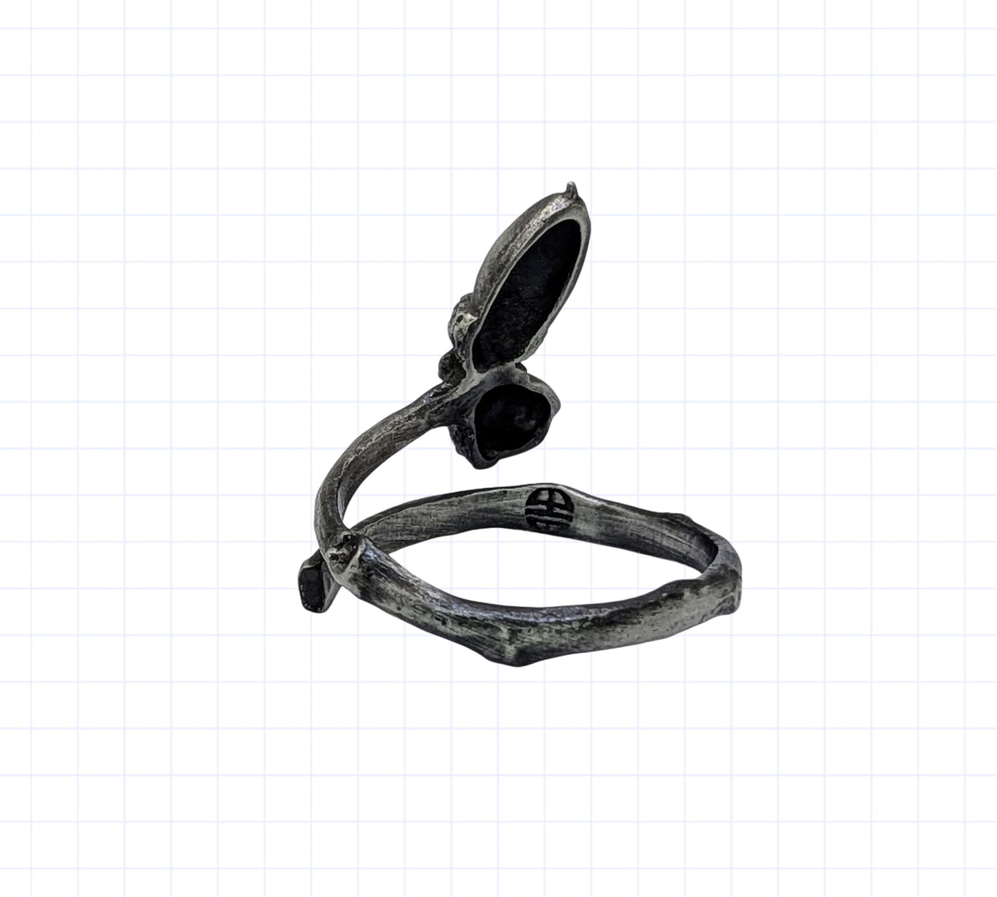 Acorn Twig Pewter Adjustable Napkin Ring Set Of 4 Inspired by Nature