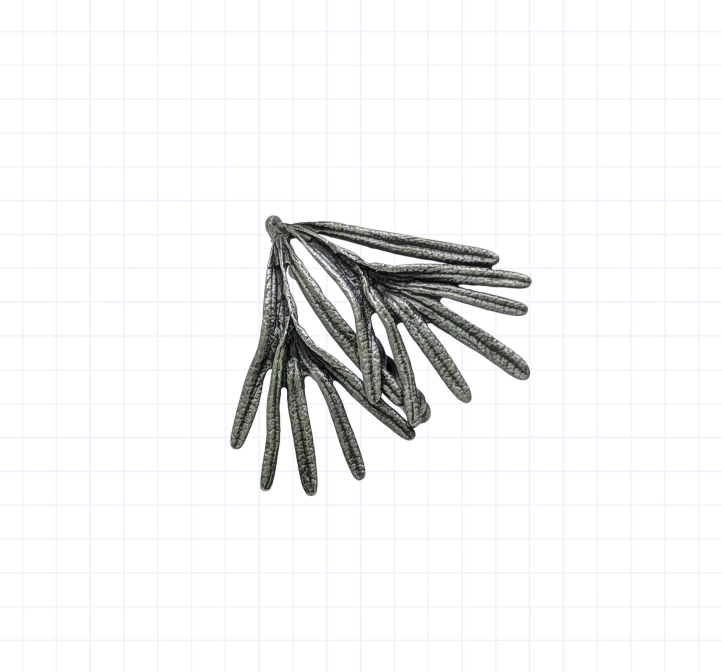 Rosemary Herb Pewter Napkin Ring Set of 4 Inspired by Nature