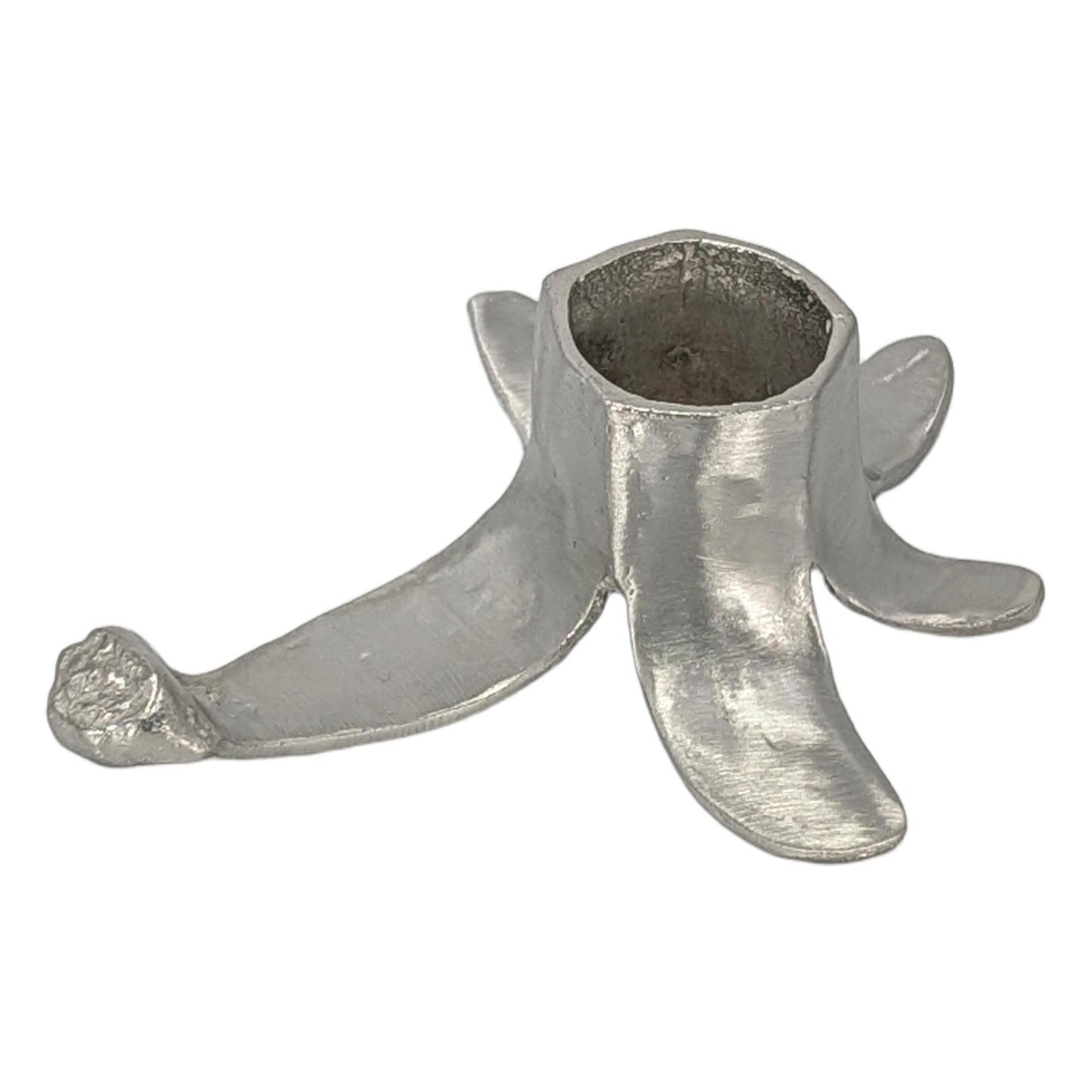 Banana Minimalist Taper Pewter Candle Holder Decor Inspired by Nature