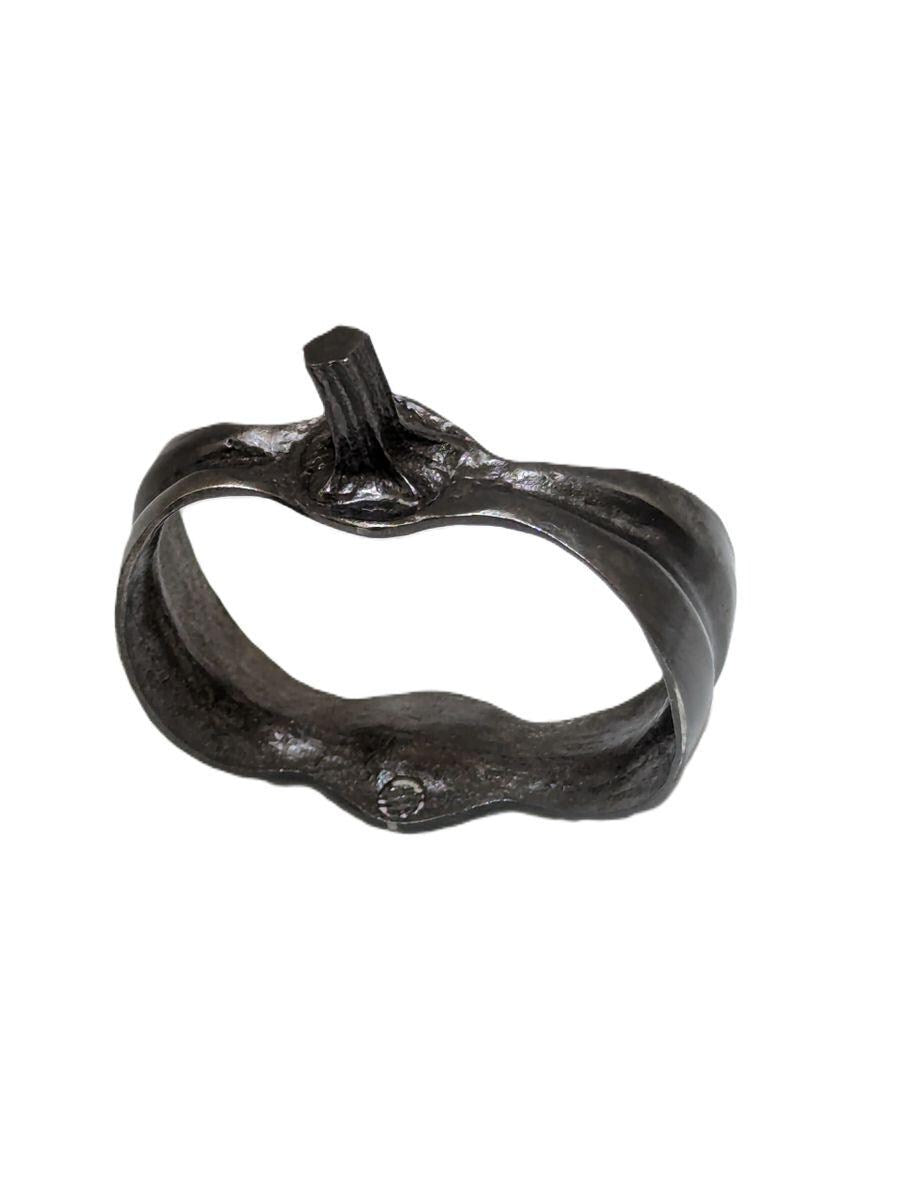 Pumpkin Pewter Napkin Ring Set of 4 Inspired by Nature