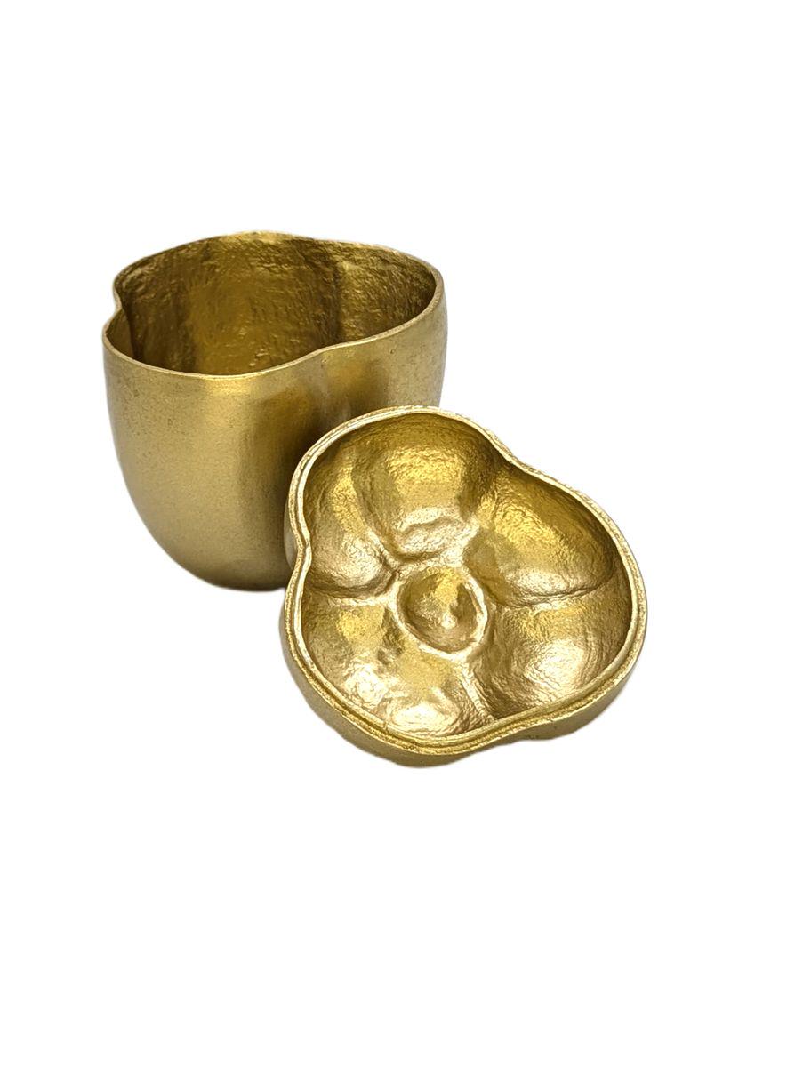 Bell Pepper Pewter Multifunctional Small Jar Box Inspired by Nature