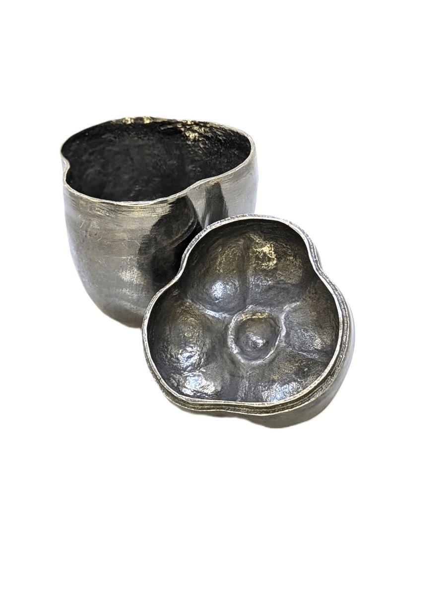 Bell Pepper Pewter Multifunctional Small Jar Box Inspired by Nature