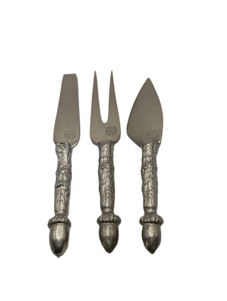 Handmade Acorn Hostess Cheese Set Inspired by Nature