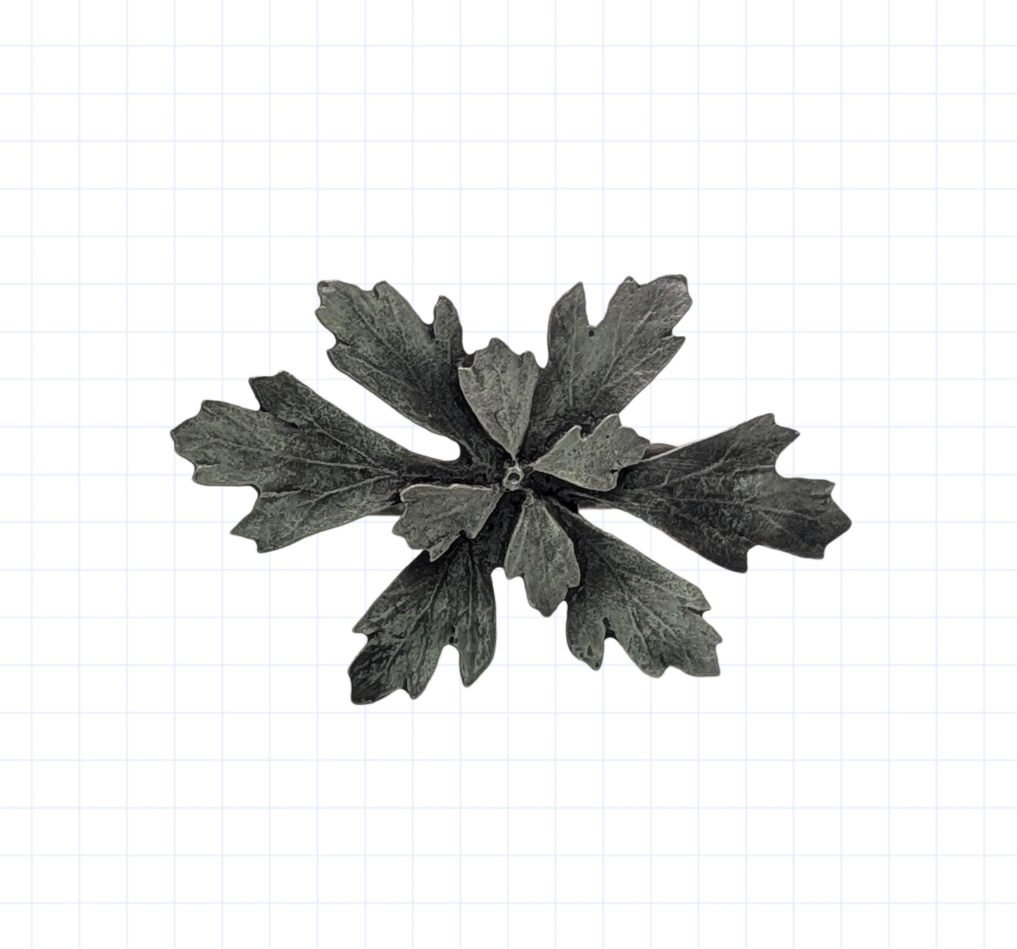 Presley Herb Pewter Napkin Ring Set of 4 Inspired by Nature