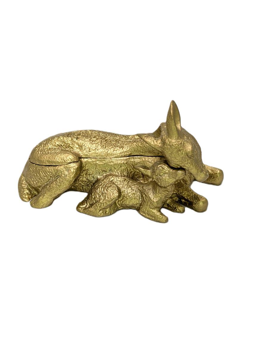 Luv u Mom Deer Multifunctional Pewter Box Decor