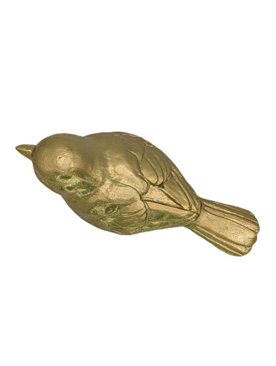 Sparrow Multifunctional Pewter Box Decor Inspired by Nature Collectible