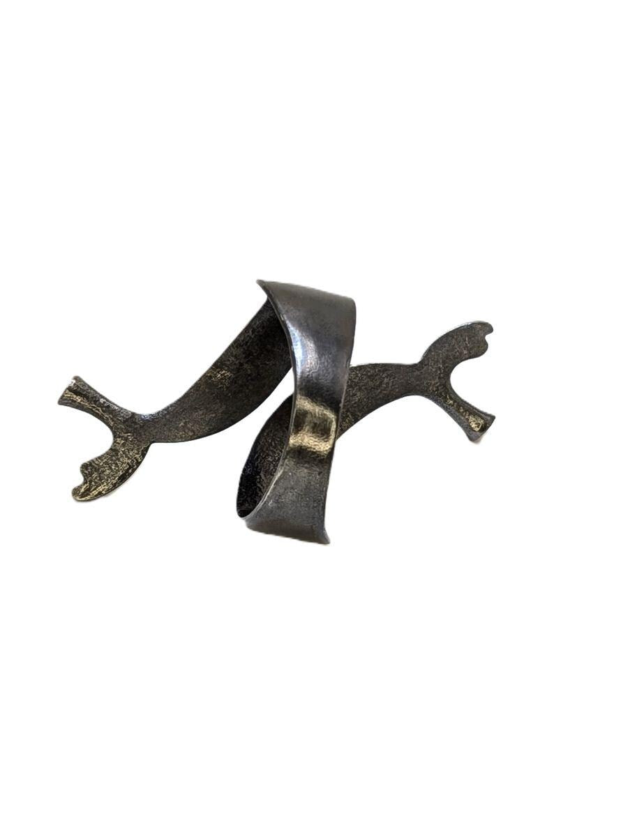 8th Century Greek Horse Adjustable Pewter Napkin Rings - Set of 4 Table Decor