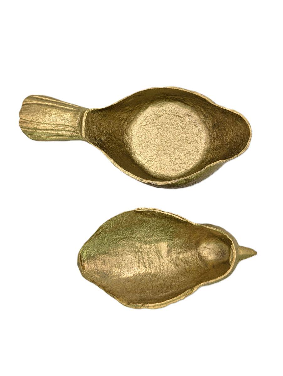 Sparrow Multifunctional Pewter Box Decor Inspired by Nature Collectible