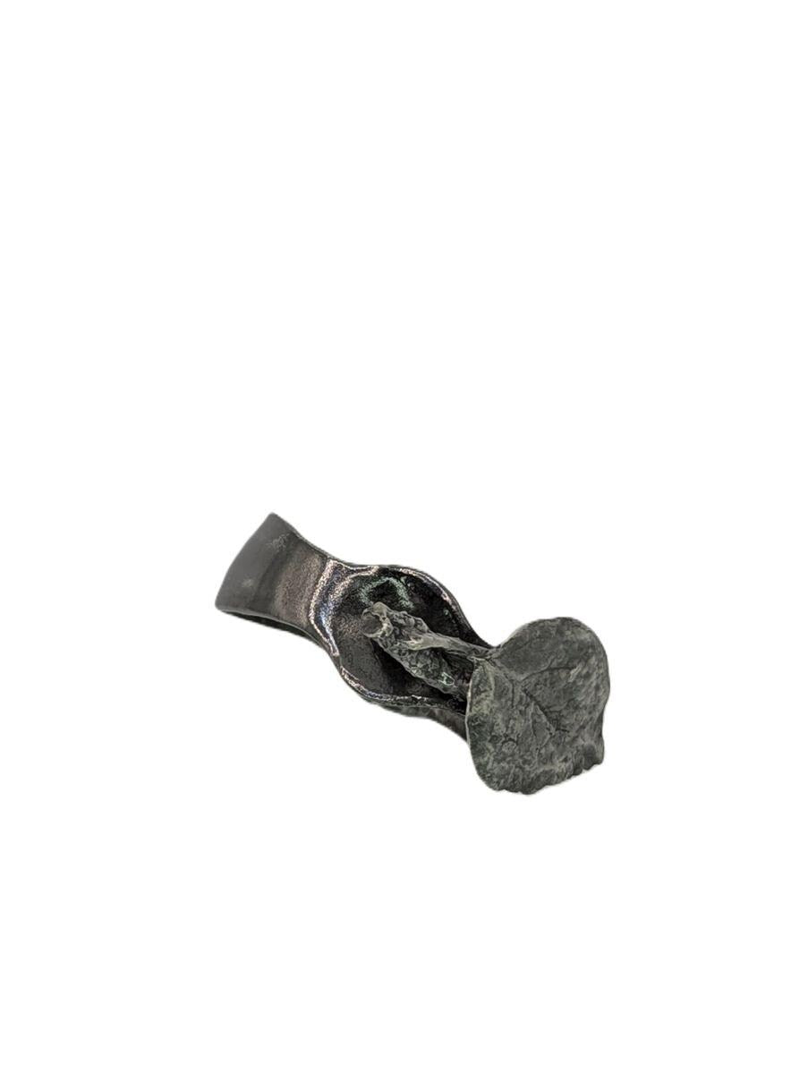 Apple Pewter Minimalist Napkin Ring Set of 4 Inspired by Nature