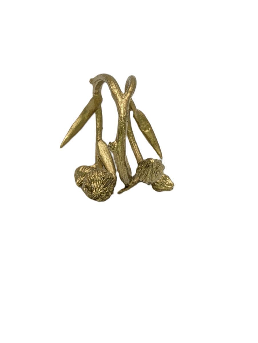 Calendula Adjustable Pewter Napkin Ring Set of 4 Inspired by Nature