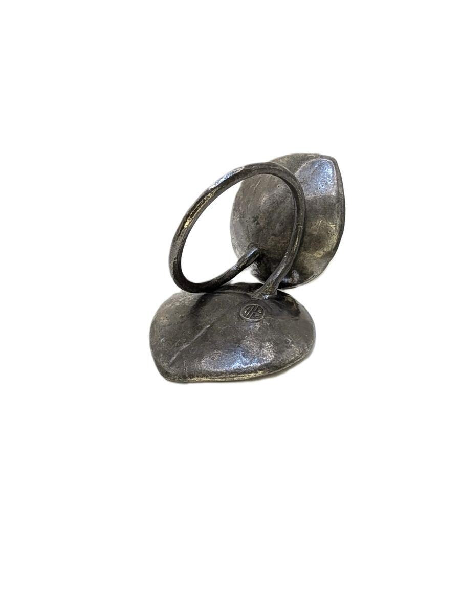 Money Plant Adjustable Pewter Napkin Ring Set of 4 Inspired by Nature