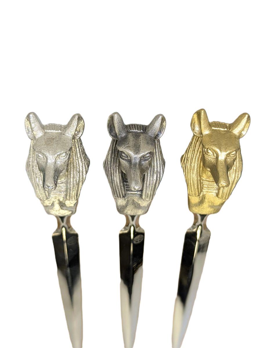 Anubis Egyptian God Pewter Letter Opener