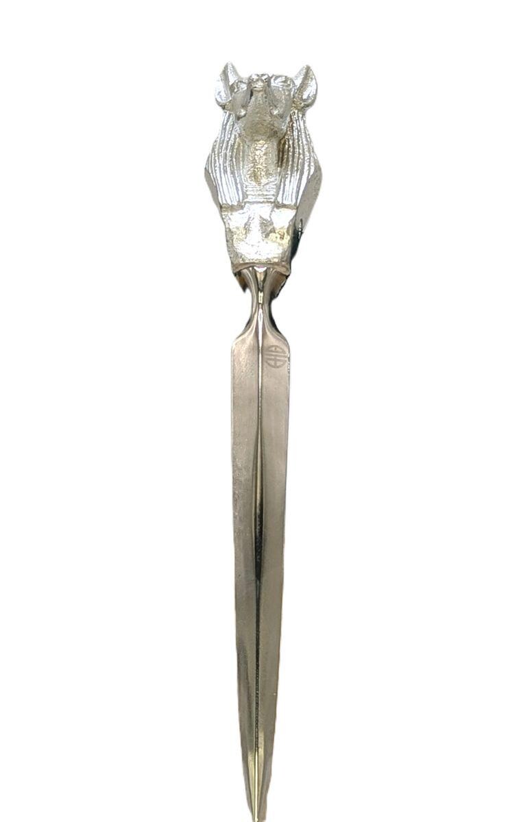 Anubis Egyptian God Pewter Letter Opener