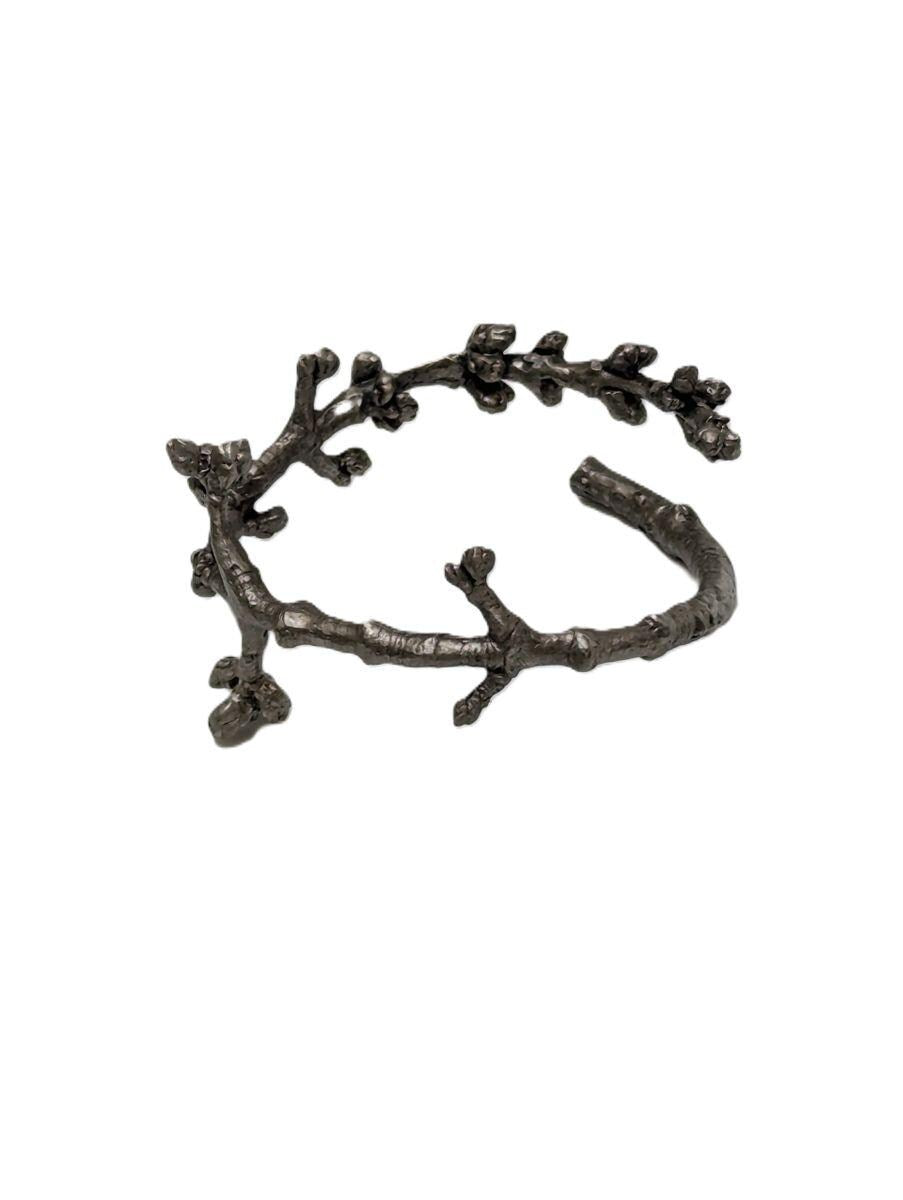 Maple Spring Buds Adjustable Pewter Napkin Ring Set of 4 Inspired by Nature