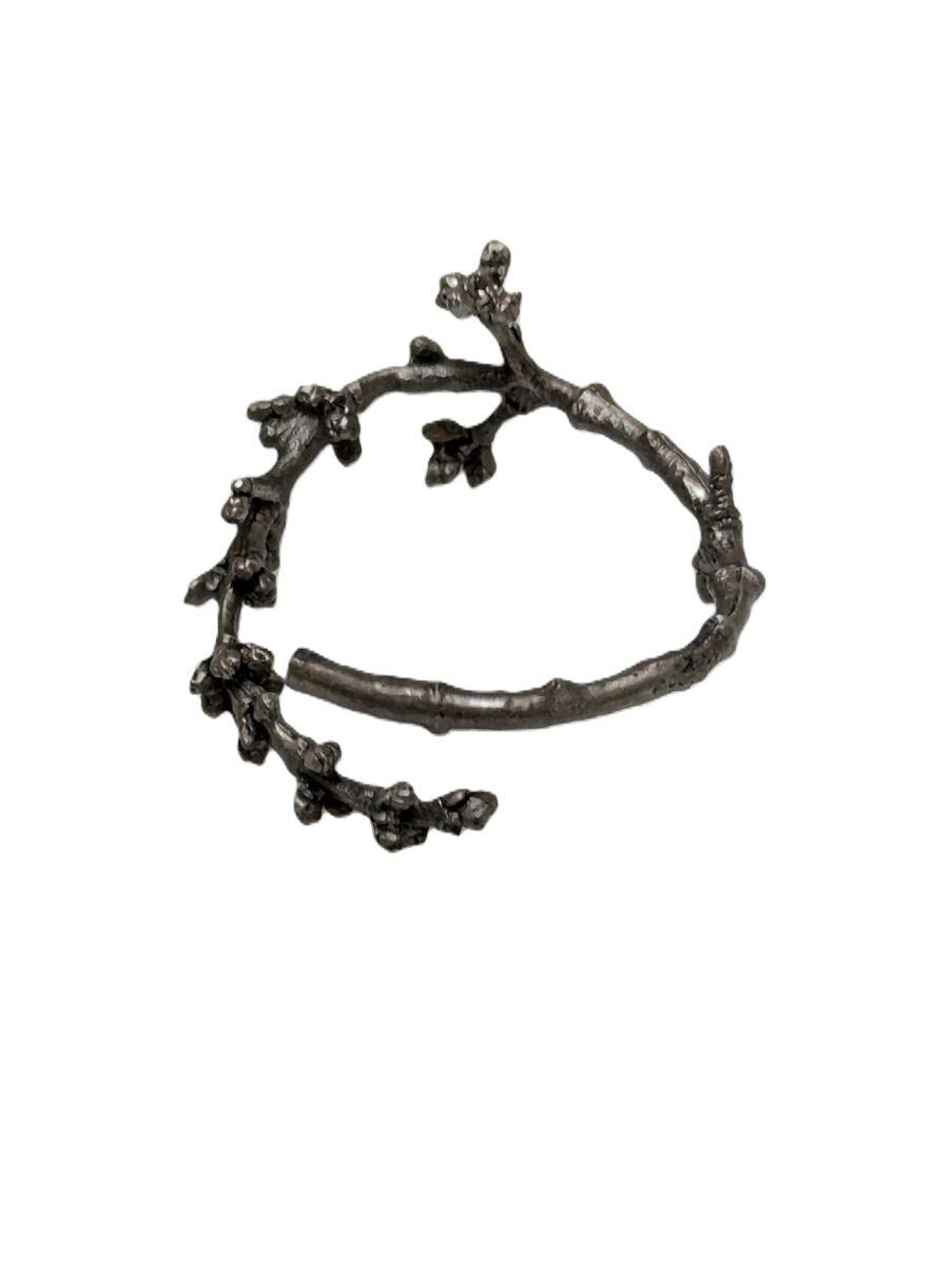 Maple Spring Buds Adjustable Pewter Napkin Ring Set of 4 Inspired by Nature