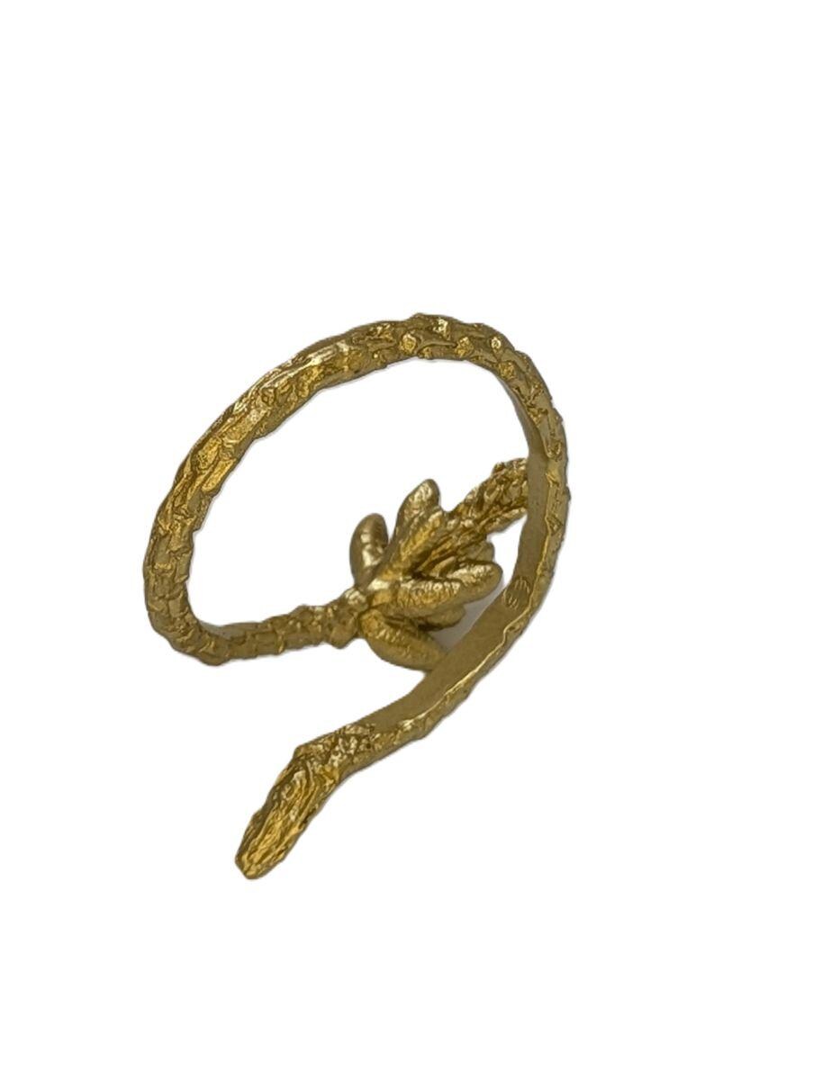 Scots Pine Spring Buds Adjustable Pewter Napkin Ring Set Of 4 Inspired by Nature