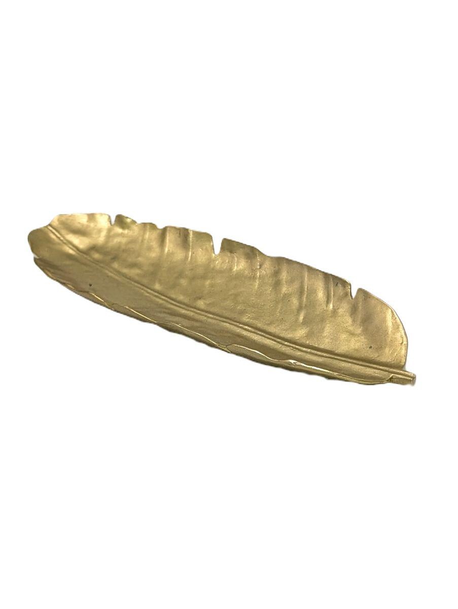 Banana Leaf Pewter Dish Decor Inspired by Nature