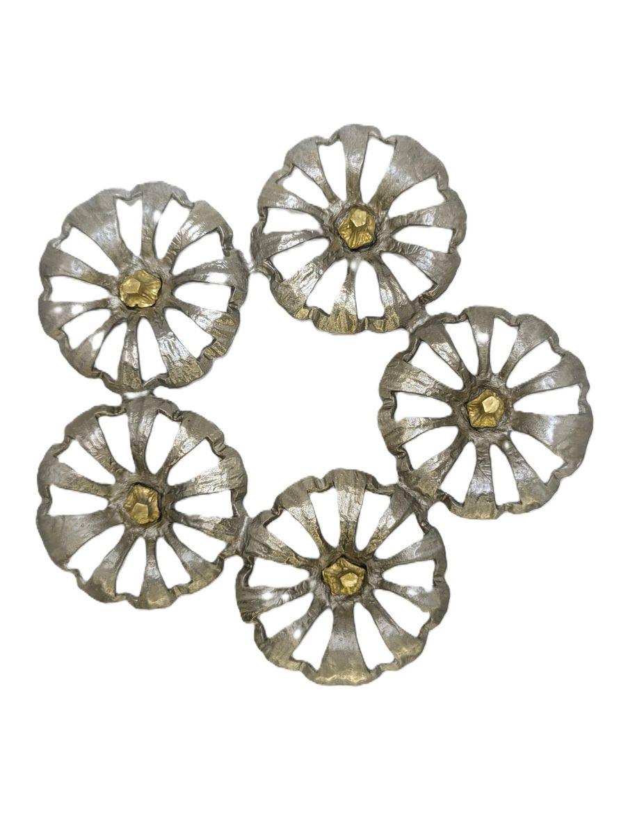 Pumpkin Pewter Trivet Home Decor Inspired by Nature