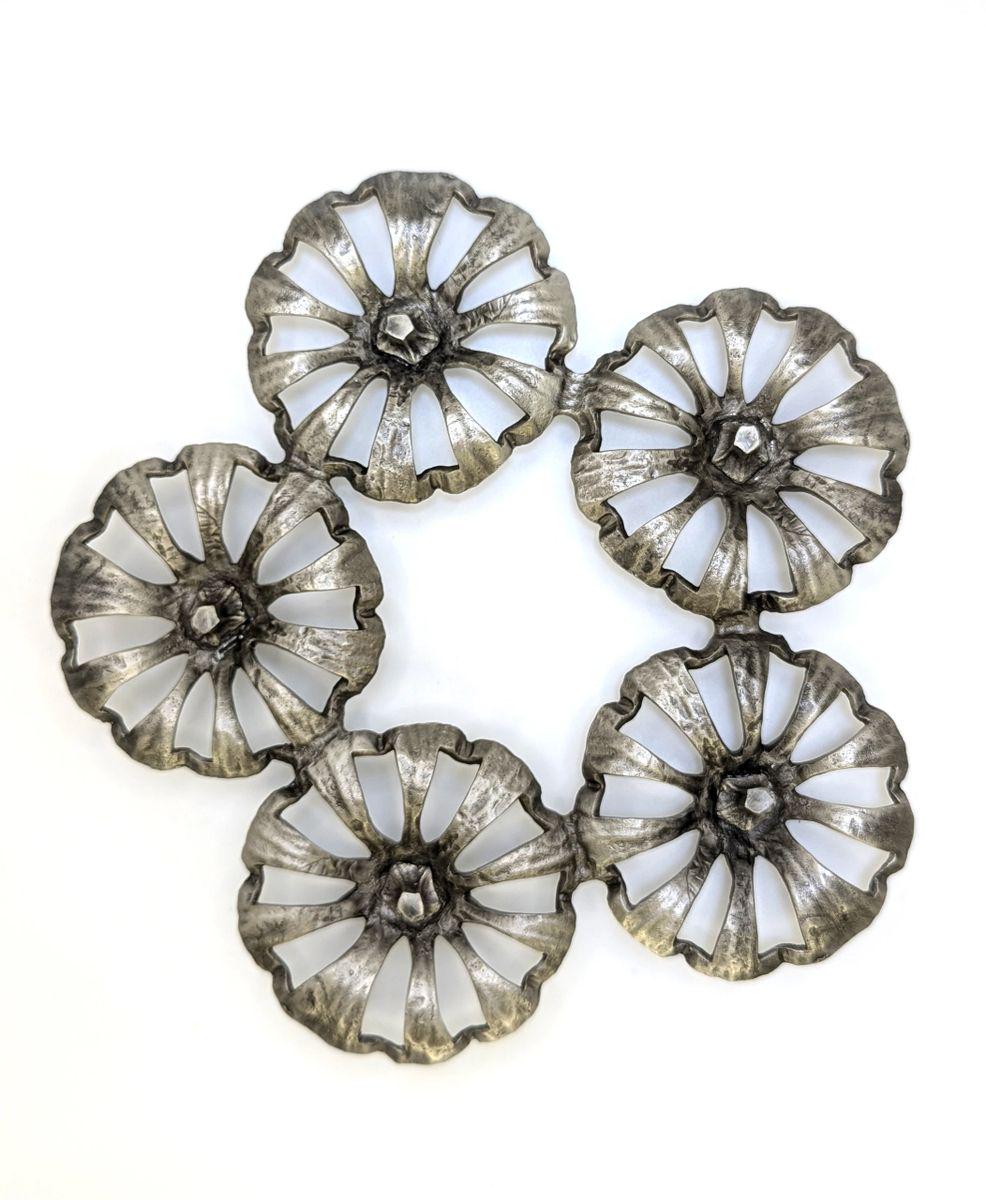 Pumpkin Pewter Trivet Home Decor Inspired by Nature